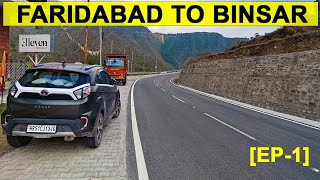 Road to Serenity EP1 Faridabad to Binsar  A Journey Beyond Delhis Pollution tatanexon [upl. by Gaddi356]