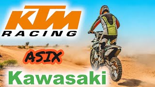 JEDZIEMY NA OSADNIK kawasaki kxf250 asix 300 KTM 300 2t Barton 250 [upl. by Aime205]