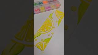 quotTurn Lemon Slices into Refreshing Art 🍋✨quot art lemon رسم mandala تلوين [upl. by Edorej]