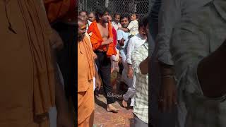 King Nagarjuna Akkineni visits Srisailam temple [upl. by Huesman]