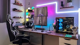 2024 PC Gaming Setup amp Console Gaming Setup Tour [upl. by Sudnak124]