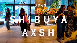 Shibuya Axsh 4K Walking Tour Tokyo JapanTour with Captions amp Immersive Sound渋谷AXSH [upl. by Taylor]