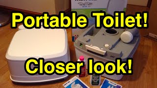 Portable Toilet Unboxing amp Closer Look Thetford Porta Potti Qube 365 [upl. by Tillion578]