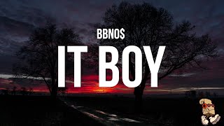 bbno  it boy Lyrics [upl. by Yatnwahs]