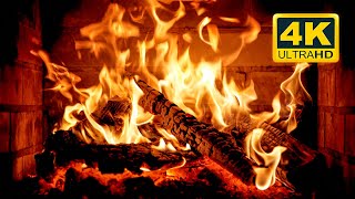 🔥 Cozy Fireplace 4K 12 HOURS Fireplace with Crackling Fire Sounds Crackling Fireplace 4K [upl. by Eillek533]