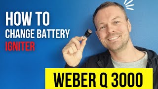 How To Change Weber Q Ignitor Battery  Weber Grill Ignitor Battery Replacement 2022 [upl. by Zea897]