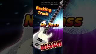 shorts ✨DISCO✨ Backing Track  No Bass backingtrack [upl. by Ailil]