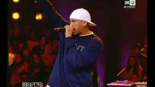 H Kayne  Li Liha Liha Sur Korsa Live  ZeeArabCom Rap Marocain [upl. by Tengdin]