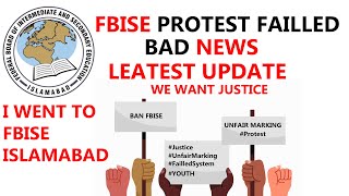 FBISE PROTEST UPDATE  BAD NEWS IS EXPOSED  30 AUGUST 2024 [upl. by Anewor]