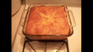 How to make peach cobbler  EASY [upl. by Olivie]