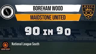 Boreham Wood 11 Maidstone United  90in90 Highlights  31st August 2024 [upl. by Merideth]