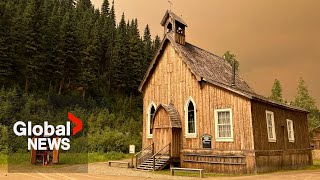 Canada wildfires Unfavourable weather conditions fuelling nearly 500 blazes across BC Alberta [upl. by Bez]