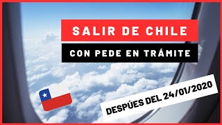 Salir de Chile con Permanencia Definitiva en trámite después del 24 de enero de 2020 ✈️ [upl. by Elder860]