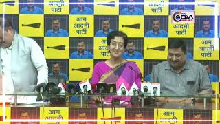 Senior AAP Leader and Minister Atishi Addressing an Important Press Conference [upl. by Tallou]