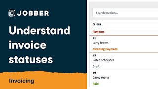 Understand Invoice Statuses  Invoicing [upl. by Ialohcin224]