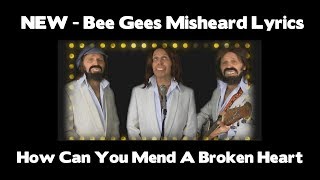 The Bee Gees  How Can You Mend A Broken Heart  Misheard Lyrics [upl. by Gasser]