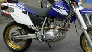 Yamaha 600 TTR supermotard by RaspoConceptAVI [upl. by Yedarb624]