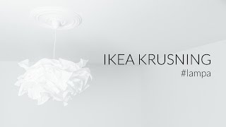 Lampa DIY  IKEA Krusning [upl. by Havot]