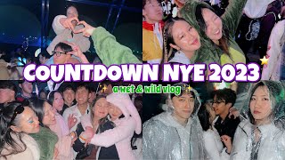 wtf happened at COUNTDOWN NYE 2023 🤯 ⛈️ a wet amp wild vlog [upl. by Kakalina1]