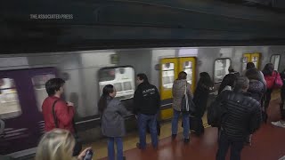 Subway fares surge almost four times in Buenos Aires as part of Argentinas austerity campaign [upl. by Gavette]