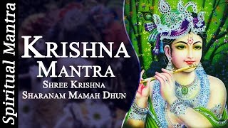 Shree Krishna Sharanam Mamah Dhun  108 Times  Krishna Mantra  Full Songs [upl. by Ardekal402]