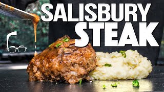 THE BEST SALISBURY STEAK TRUST MEITS NOT WHAT YOU THINK  SAM THE COOKING GUY [upl. by Llibyc]