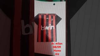 Ac milan 0809 home kit [upl. by Christiane728]