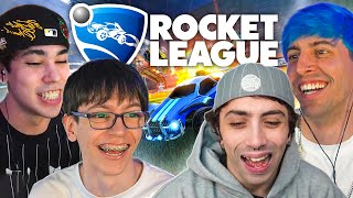 JUGANDO 2 VS 2 EN ROCKET LEAGUE CON THIAGO CARRERA Y SPREEN [upl. by Amhser]