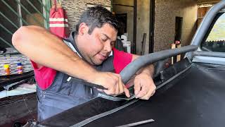 Instalación paso a paso Lona Cubre Pick Df6 Dongfeng By Zna 2024 Dfsk D1 Mt [upl. by Dempster]