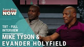 Mike Tyson amp Evander Holyfield Heavyweight Boxing Legends Join Larry [upl. by Eeslehc]