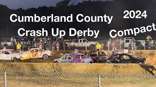 Cumberland County Crash Up Derby 2024 compact class [upl. by Loreen253]