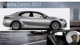 Toyota Camry 2022 video presentation [upl. by Tezzil134]