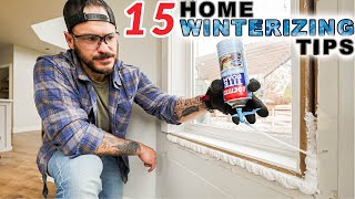 Top 15 Home Winterizing Tips to Save You Money [upl. by Dunlavy856]