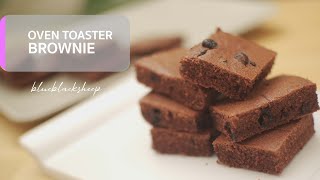 SUPER EASY OVEN TOASTER BROWNIES [upl. by Rocray]