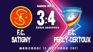 FC Satigny 1  FC PerlyCertoux 1 Coupe genevoise 13102021 [upl. by Fahland]