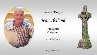 Requiem Mass for John Holland The Square Ballyragget Kilkenny 12 01 2024 [upl. by Sudnak]