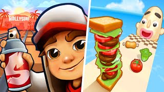 Subway Surfers  Sandwich Runner  all levels gameplay AndroidIOS NEW VERSION UPDATE [upl. by Griseldis]