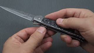 PK104 One Hand Knife Semiautomatic  Pocket Knife [upl. by Zeph]