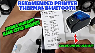 REVIEW DAN TEST PRINTER THERMAL BLUETOOTH PANDA PRJCX58D  PRINTER THERMAL BLUETOOTH [upl. by Akkinahs]