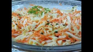 JÁ COMEU SALADA DE REPOLHO COM MAIONESE l RECEITAS DA LIA [upl. by Brian]