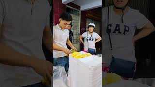 ♻️Amazing durian cutting skill shorts [upl. by Juetta]