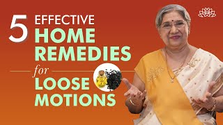 Top 5 Effective Home Remedies for Loose Motions  Simple Solutions for Diarrhea Relief  Dr Hansaji [upl. by Baxter]