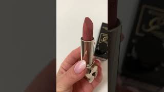 Guerlain Rouge G Lipstick Luxurious Velvet Milky Beige 360 guerlain rouge lipstick [upl. by Ardnalahs364]