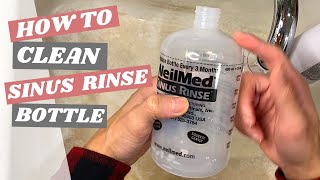 How To Clean Sinus Rinse Bottle [upl. by Assilat]