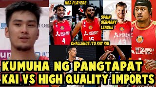 Pangtapat nila kay KAI SOTTO Import ng NBL Nagoya Naghanda High Level Competition parang NBL [upl. by Helmut]