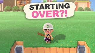 Is It Time To START OVER my Island in Animal Crossing New Horizons [upl. by Volpe28]