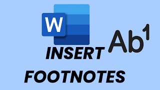 How To Insert Footnotes in Microsoft Word [upl. by Derwood]