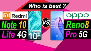 redmi note 10 lite vs oppo reno 8 pro [upl. by Janice645]