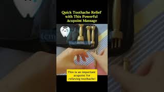 Quick Toothache Relief with This Powerful Acupoint Massage [upl. by Cristoforo]