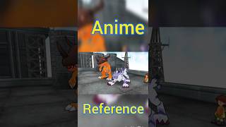 Greymon and Garurumon vs Andromon shorts digimonadventurepsp [upl. by Ijneb]